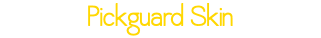 Pickguard Skin